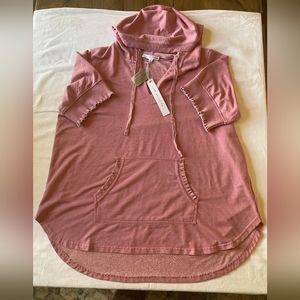 Jane Delancey Anthropologie Pink Short Sleeve Vintage Look Sweatshirt. Size 1X